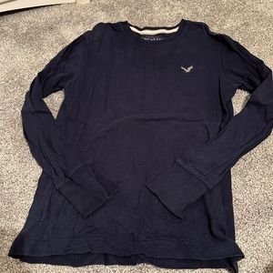 American Eagle dark blue long sleeve tee size XS